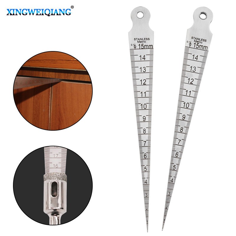 High Precision Stainless Steel Gap Ruler Wedge Plug Ruler Bore Ruler ...