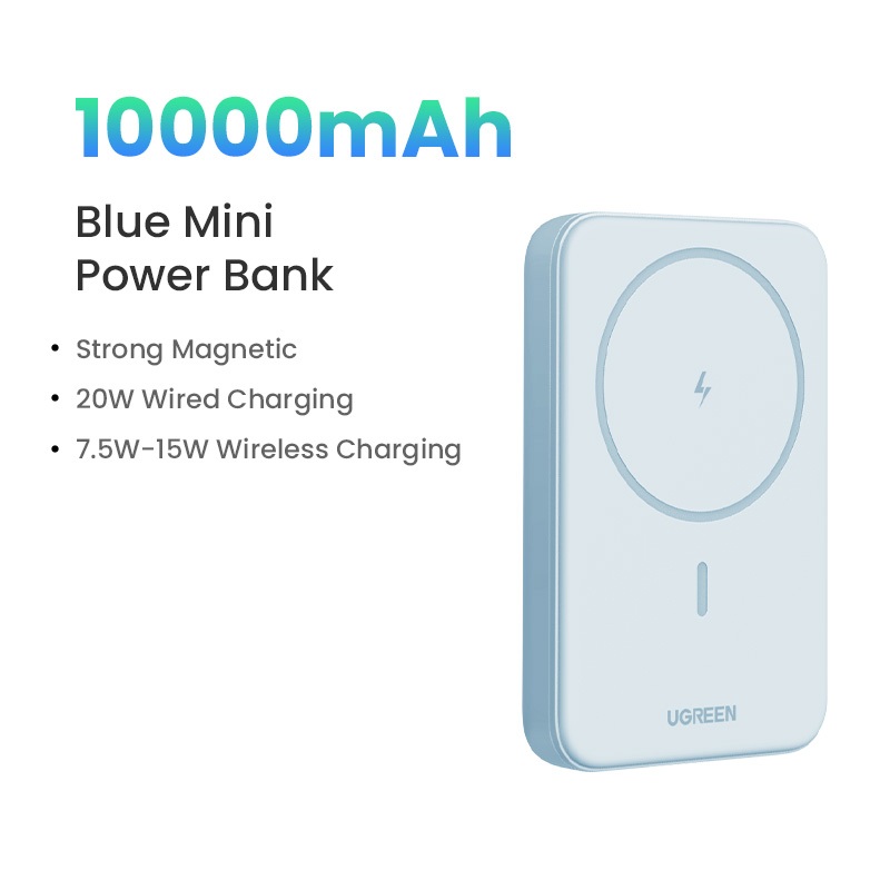 UGREEN 7.5W 10000mAh Magnetic Wireless PD20W Fast Charging Power Bank |  Shopee Singapore
