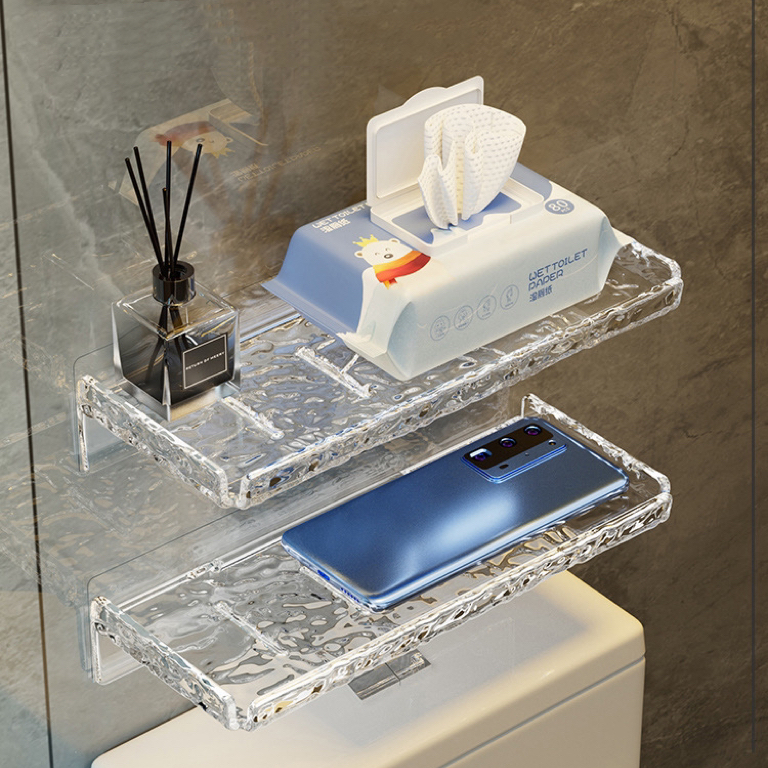 Above The Toilet Storage Rack Non Perforated Bathroom Toilet Putting ...