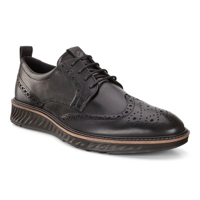 ECCO MEN S ST.1 HYBRID BROGUE SHOES BLACK 836424 Shopee Singapore