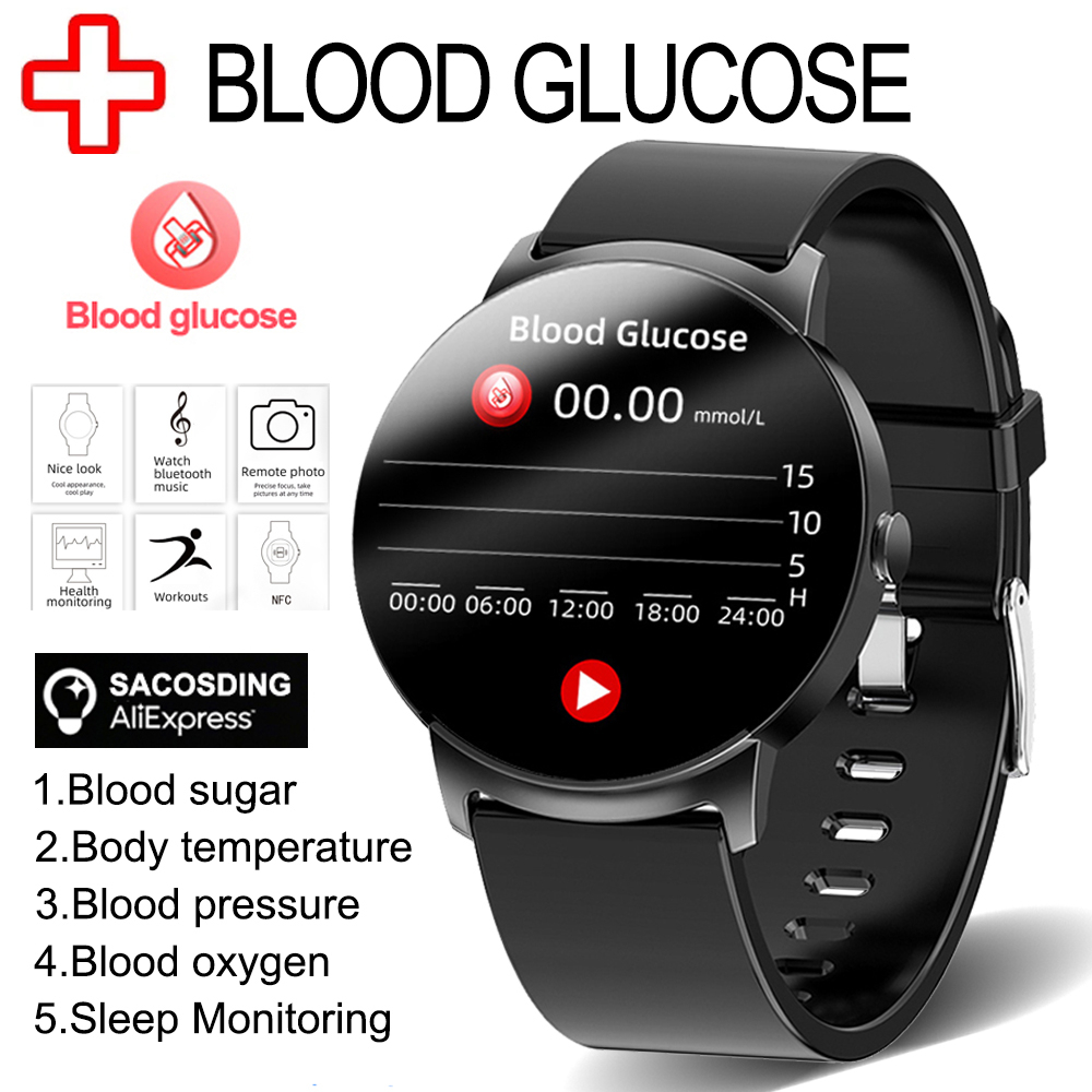 Blood Sugar Non Smart Watch XIAOMI 2024 New NFC Non-invasive Blood