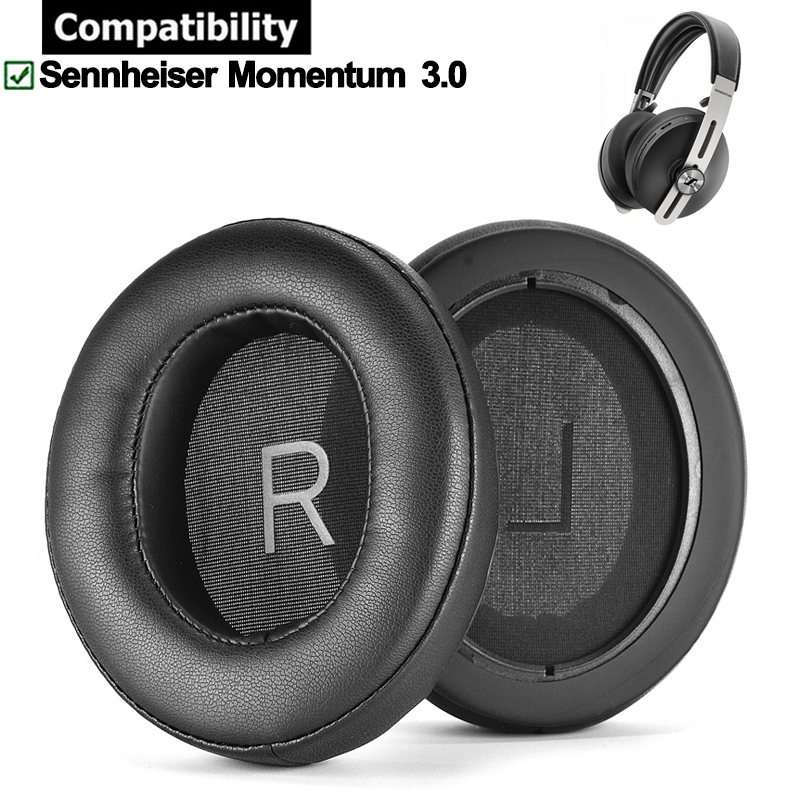 1 Pair Earpads for Sennheiser Momentum 3 3.0 Wireless Headphone Ear Pads Cushion Sponge Earmuffs Shopee Singapore