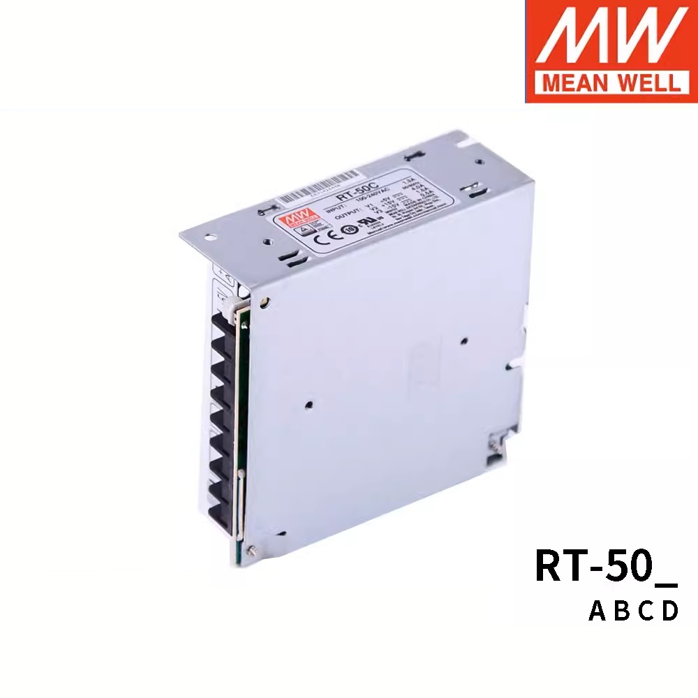 MEAN WELL RT-50 series RT RT-50A RT-50B RT-50C RT-50D 50W Triple Output ...