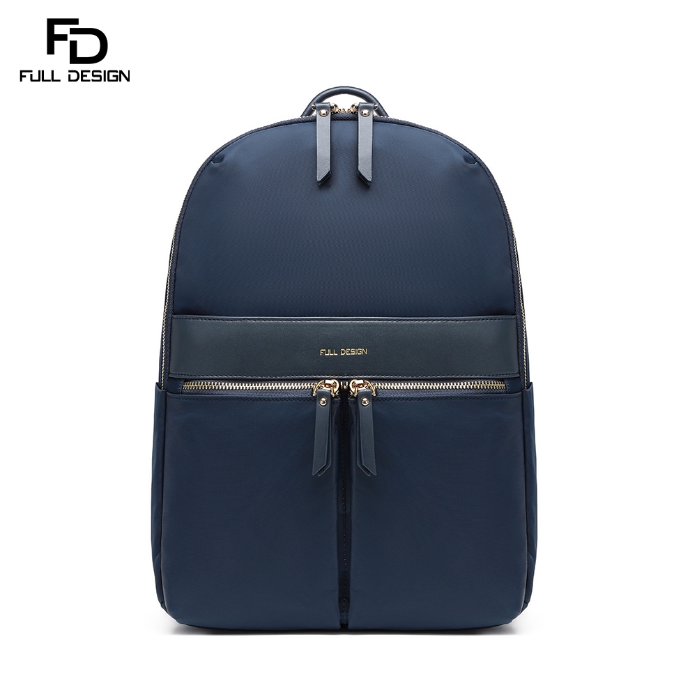 FULL DESIGN 14 15.6 Laptop Backpack Waterproof Business Travel Backpack Blue Black Shopee Singapore