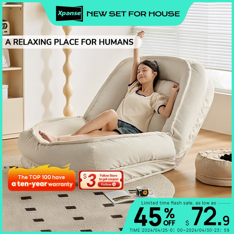 SG Stock】Cloud sofa sofa bed Lazy sofa foldable sofa bed recliner sofa