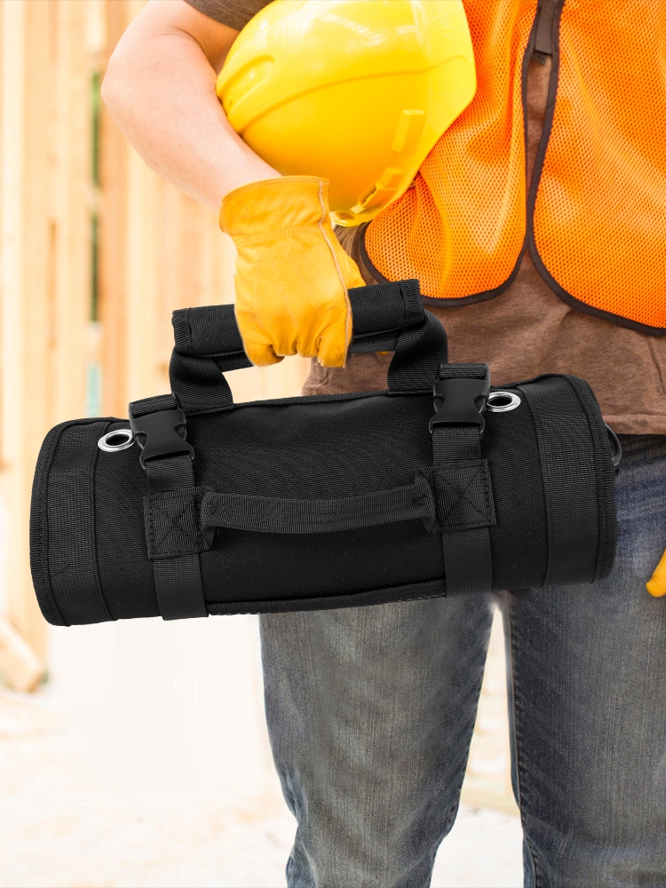 Roll Up Tool Bag Oxford Cloth Heavy Duty Pouch Large Capacity