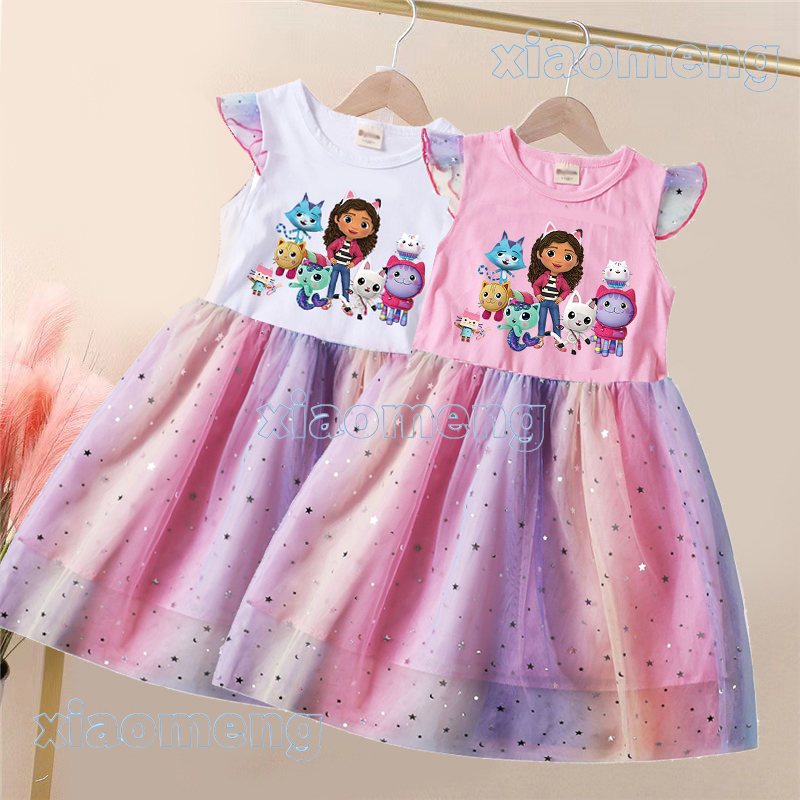 Gabby's Dollhouse dress for kids | Shopee Singapore