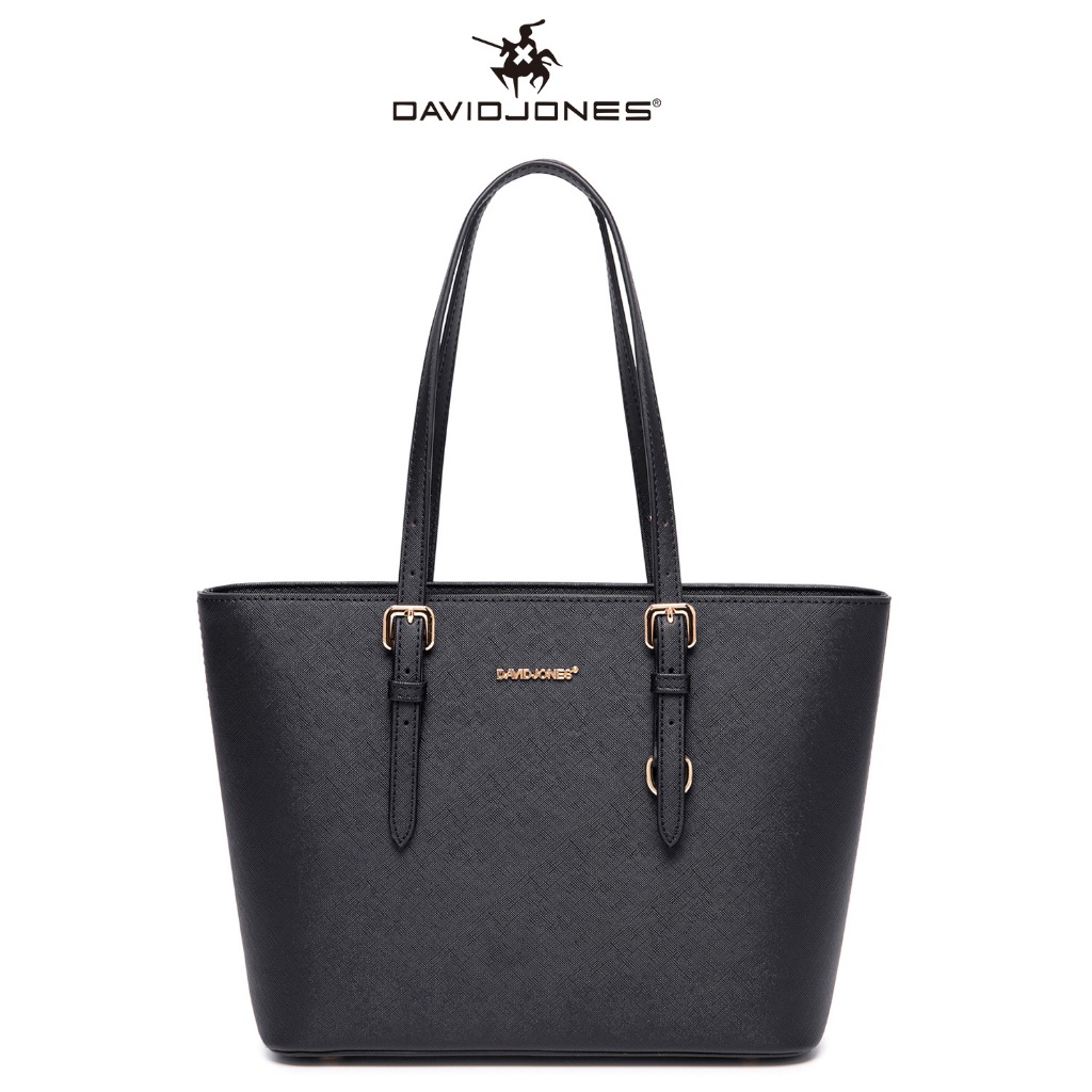 DavidJones Women's Medium PU Leather Tote Bag | Shopee Singapore