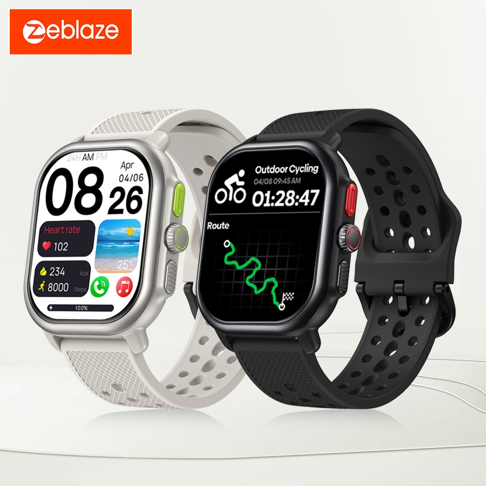 New Zeblaze Beyond 3 PRO GPS Smart Watch 2.15'' AMOLED Display Built-in ...