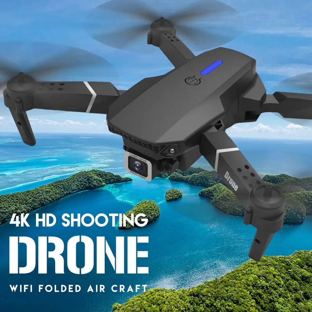 E88 Pro WIFI FPV UAV Drone Wide Angle HD 1080P Camera Height Hold RC ...
