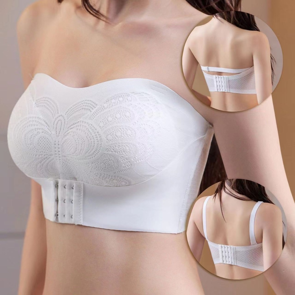 Ready stock Strapless Bra plus size M-6XL Front closure buckle - Main Image