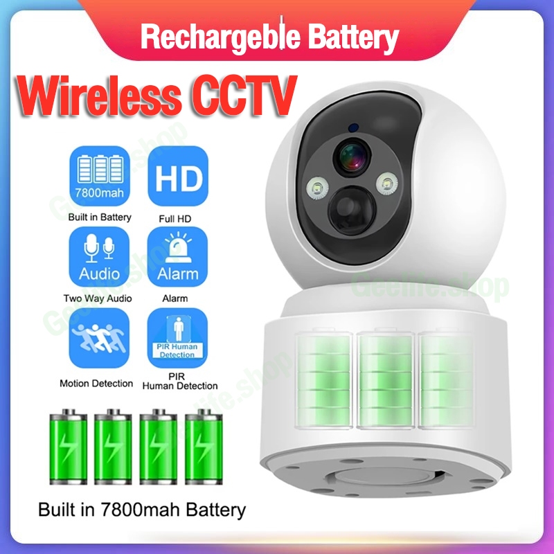 Wireless CCTV Camera Battery CCTV Smart Home Security wifi 360 IP 2K