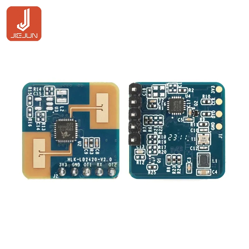 24GHz LD2410C Human Presence Radar Sensor – FMCW Motion Detection Module, 6m Range, ±60° Angle, UART/GPIO Output