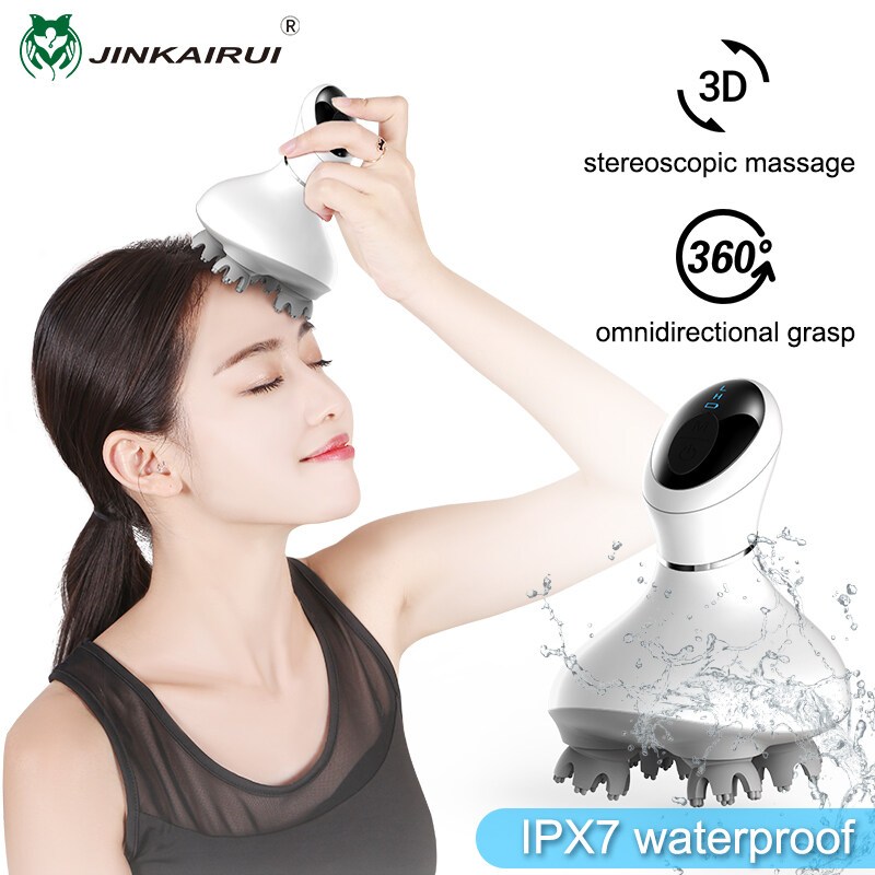 Jinkairui Head Massager Electric Scalp Massage Machine Handheld ...