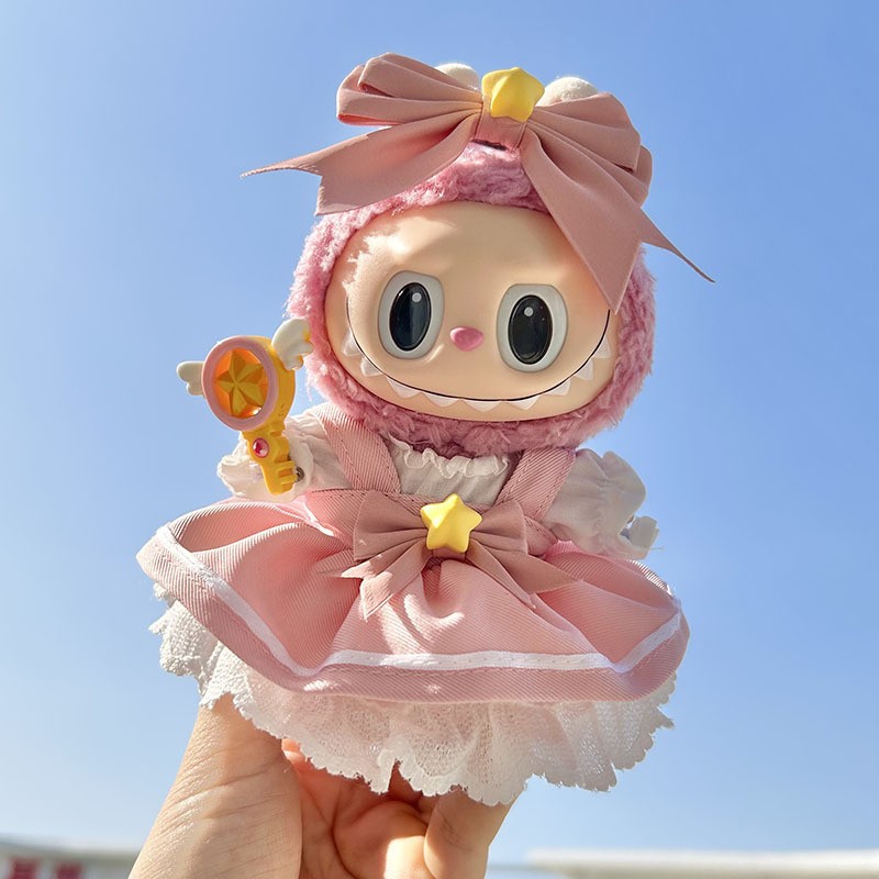 Labubu Labubu Labubu Macaron Doll Set. Set Only, Doll Not Included 