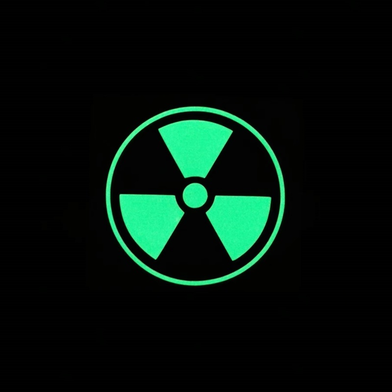 Car Stickers Caution Radiation Hazard Danger Warning Sign Reflective ...