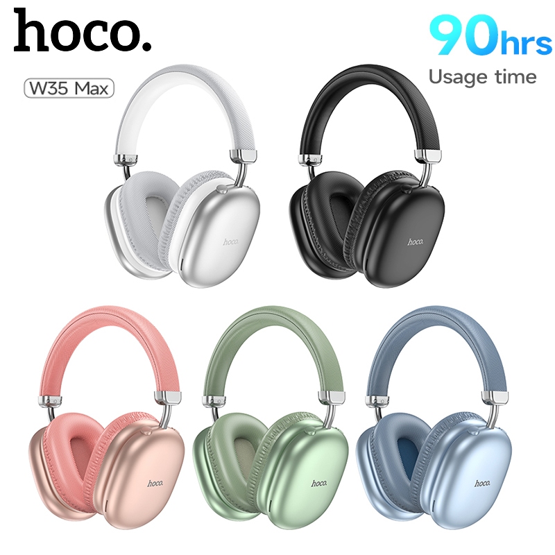 Use Time: 90Hours】HOCO W35 Max Wireless Bluetooth Headphones