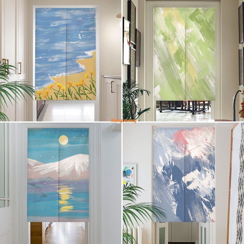 Ins Style Kitchen Door Curtain for Partition Half Height Doorway ...