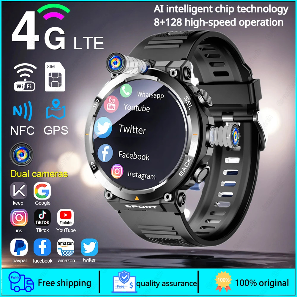 4G LTE Smartwatch 1.39