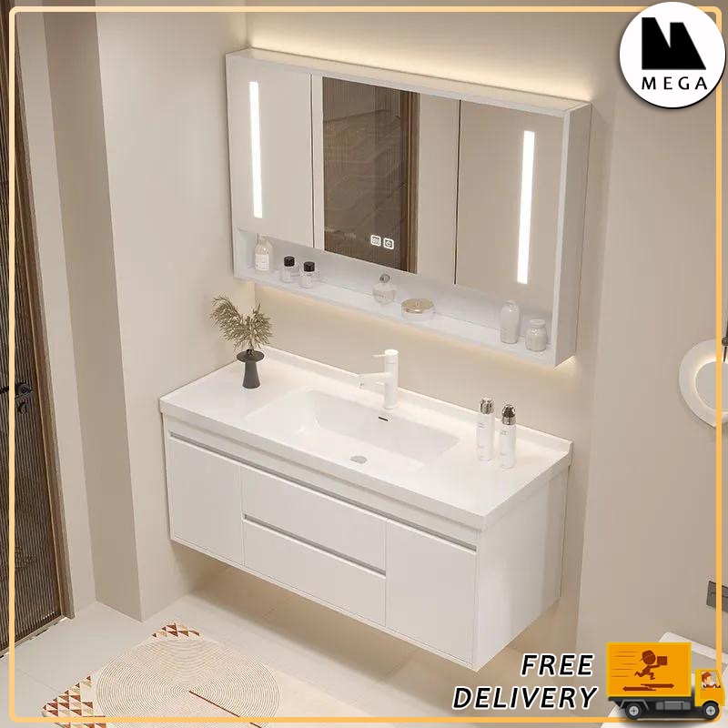 🇸🇬⚡Vanity Cabinet Bathroom cabinet combination Bathroom basin cabinet Bathroom wash basin Wash ...