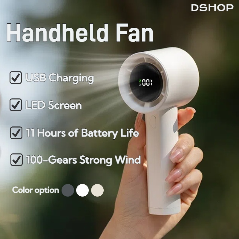 Handheld Fan Portable USB Charging Fan, Long Battery Life Handheld Fan ...