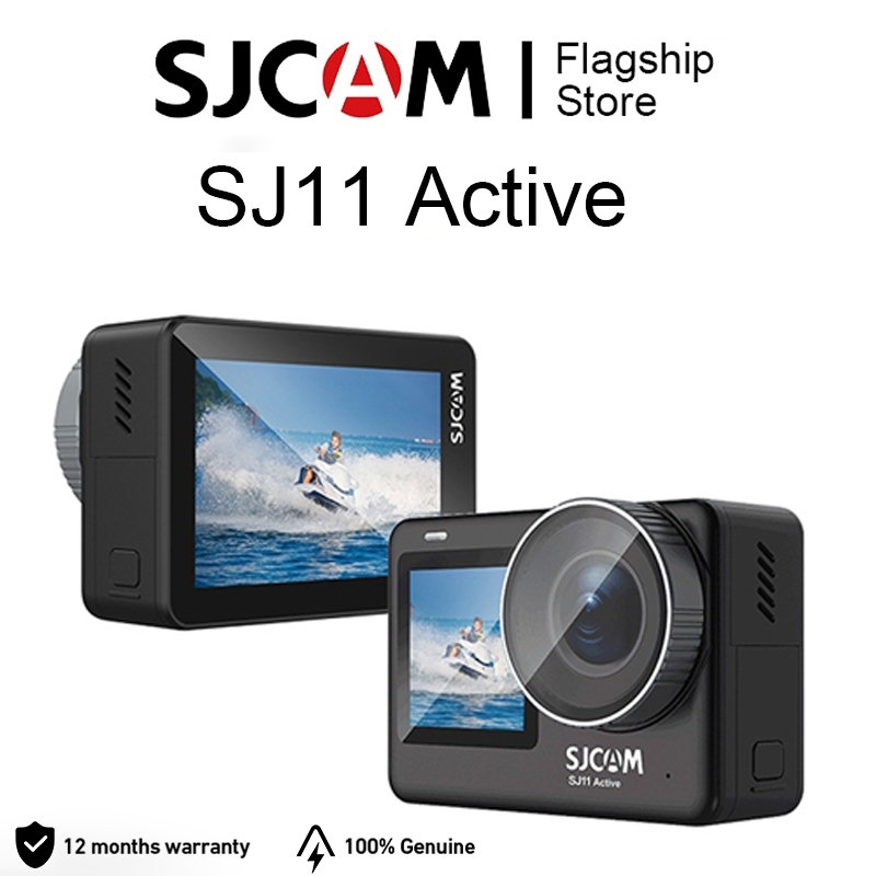 SJCAM SJ11 Active Action Camera Dual Touch Screen 4K Ultra HD 20MP DV ...