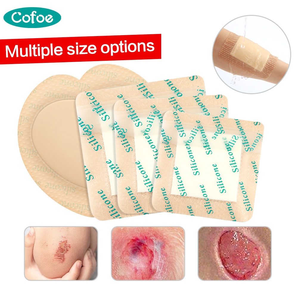 Cofoe Adhesive Dressing Wound Sterile Healing Pad Patch Waterproof Self ...