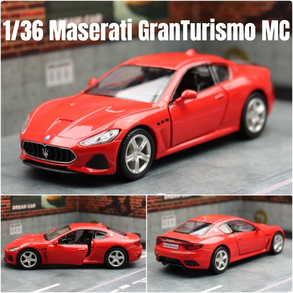 RMZ CITY 1:36 Maserati GranTurismo MC Simulation Die Cast Car