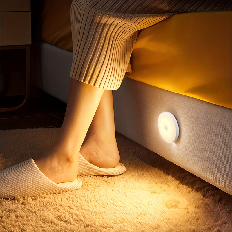 Sensor Night Light USB Rechargeable Wireless Body Induction Lamp Motion ...