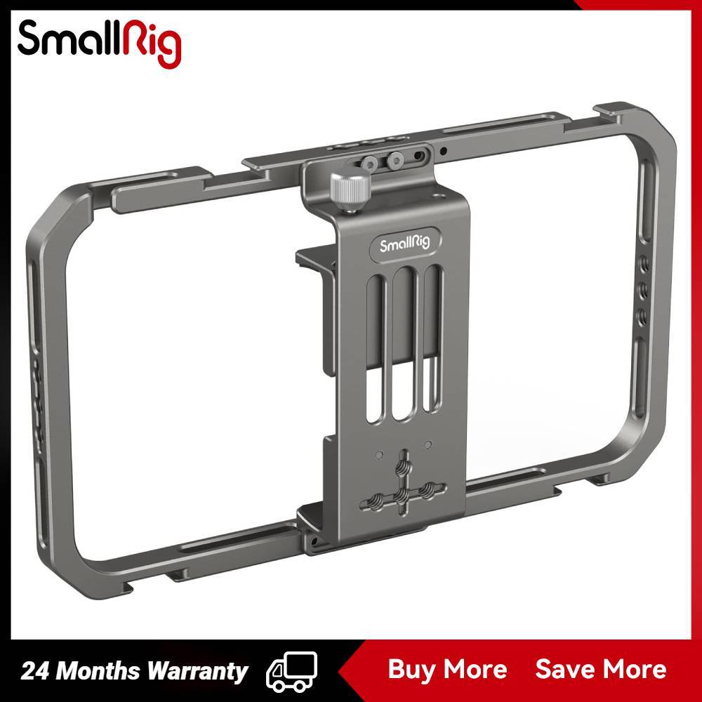 SmallRig Smartphone Video Rig, Filmmaking Vlogging Rig Metal Case Phone ...
