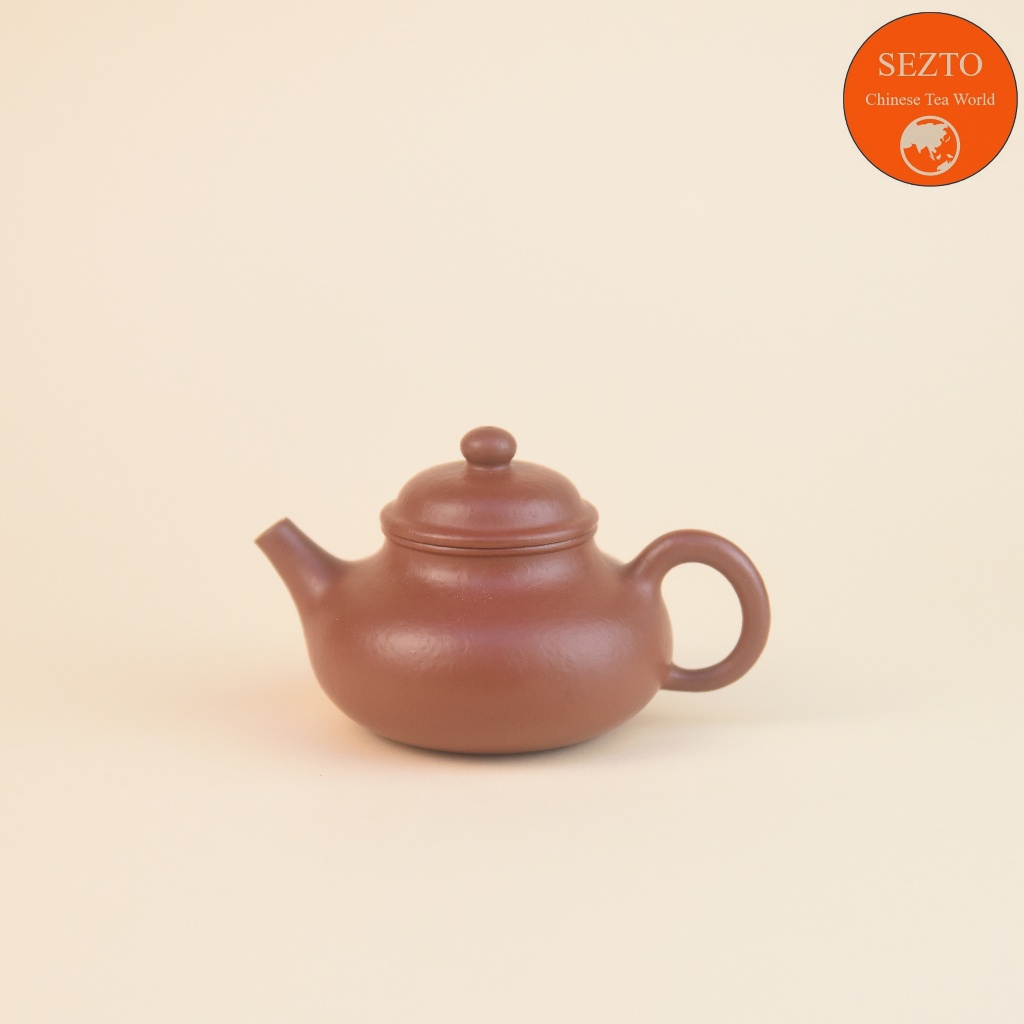 [SEZTO] Raw Ore Dahongpao Zhuni 130CC Rongtian Teapot Yixing Zisha