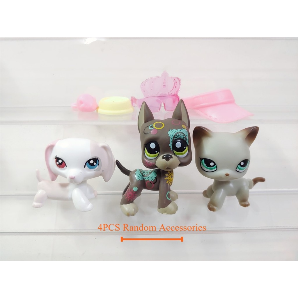 3pcs lot LPS Toy pet shop Cat Dog W Accessories Littlest Pet Shop kid toy 222 Shopee Singapore