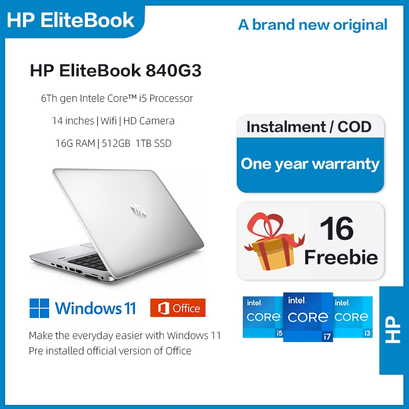 Pc portable reconditionné HP EliteBook 840 G4 - i5 - 8Go - 240Go SSD - 14 FHD - Windows 10 - État correct