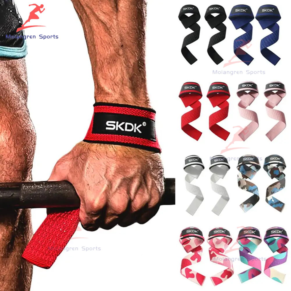 2pcs/Pair Gym Fitness Weight lifting Straps Dumbbell Hand Grips