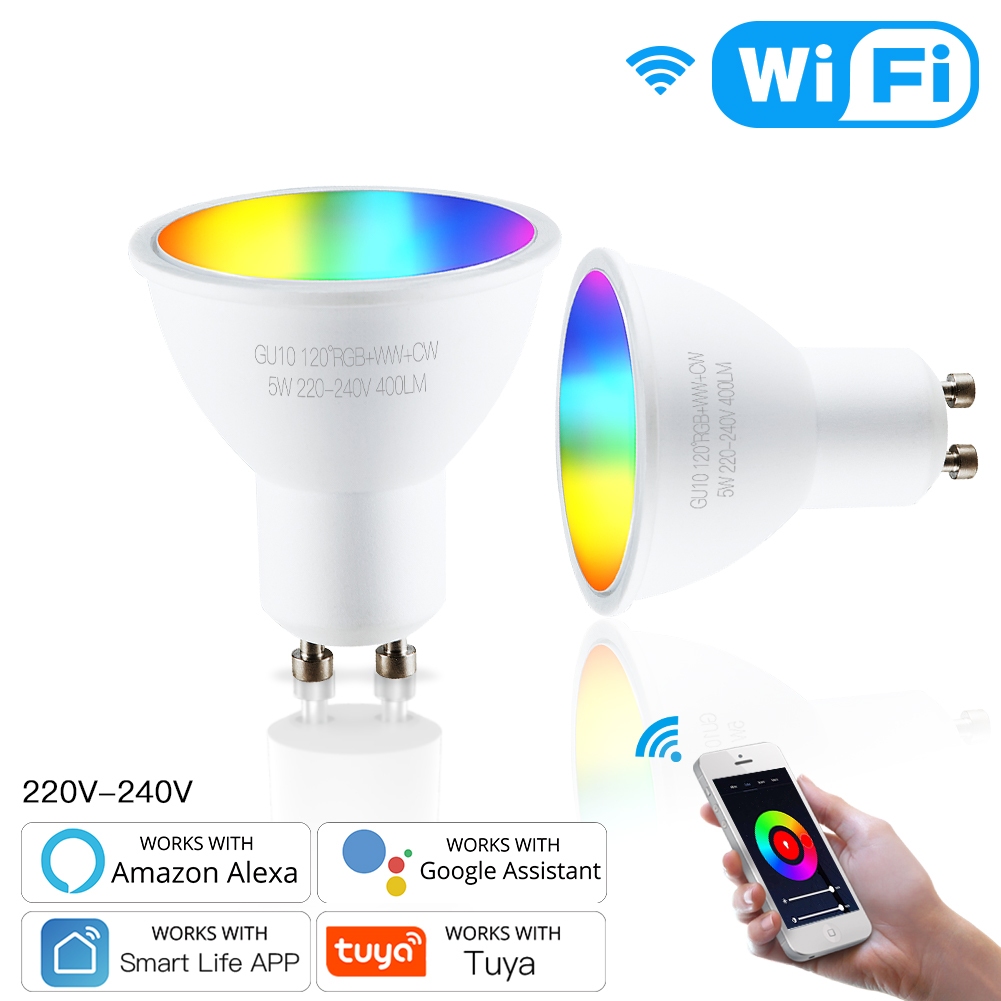 12 Pcs 5W GU10 Multiple Color LED Light Bulb with Wireless Remote Control