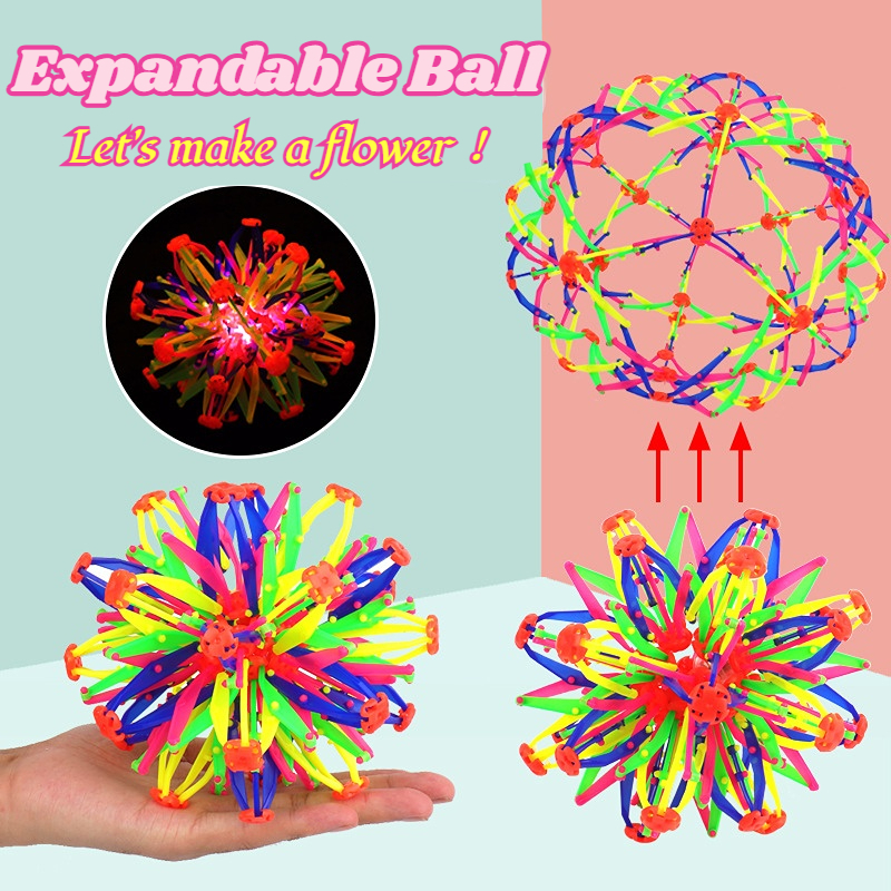 Hoberman Sphere for Kids Yoga Ball Glow in the Dark