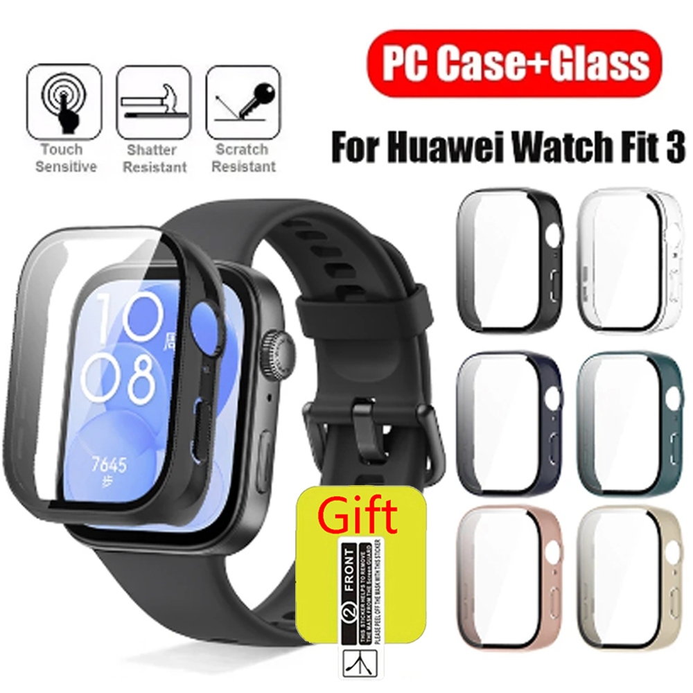 Huawei Watch Fit 3 Tempered Glass Case For Huawei Watch Fit3 Smart ...