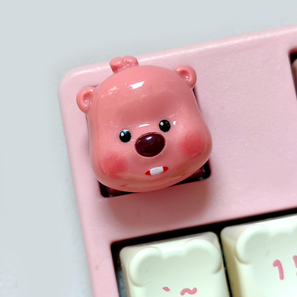 Beaver loopy Keycap Mechanical Keyboard Dedicated Button ESC | Shopee ...