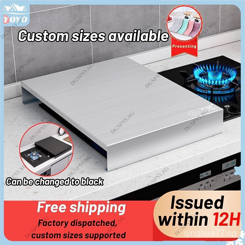 stainless steel Kitchen stove cover top customizable size Induction ...