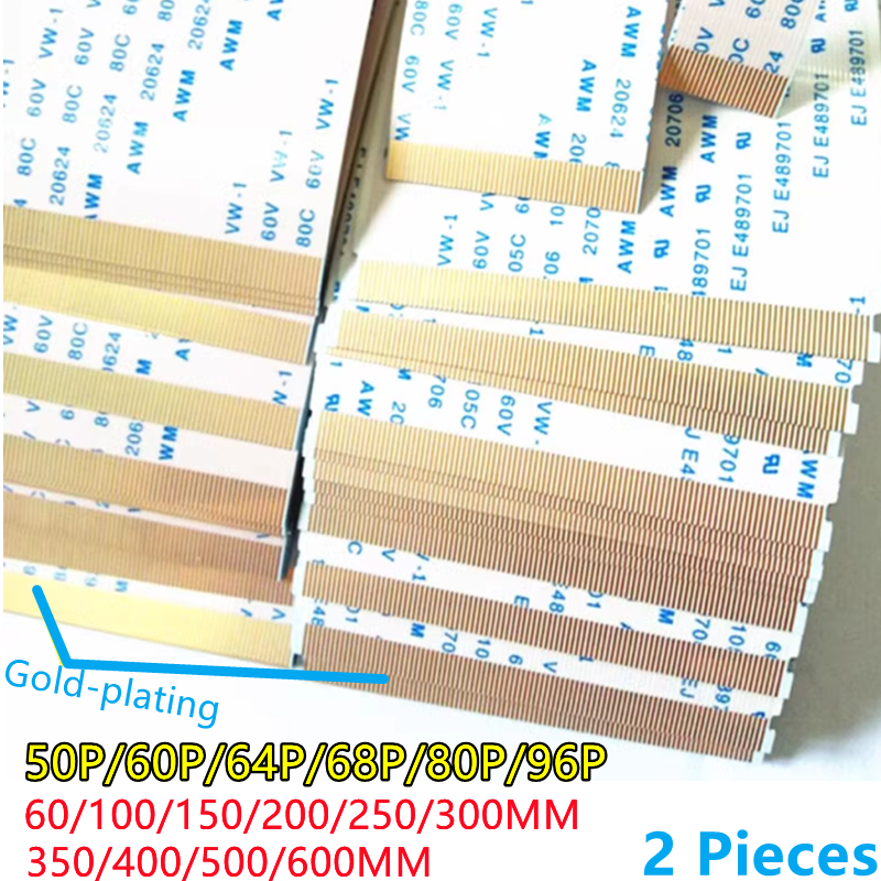 Quality And Reliable Type B Ffc Flexible Flat Cable 15pins 1 Pitch Rpi Extender Cable 600mm