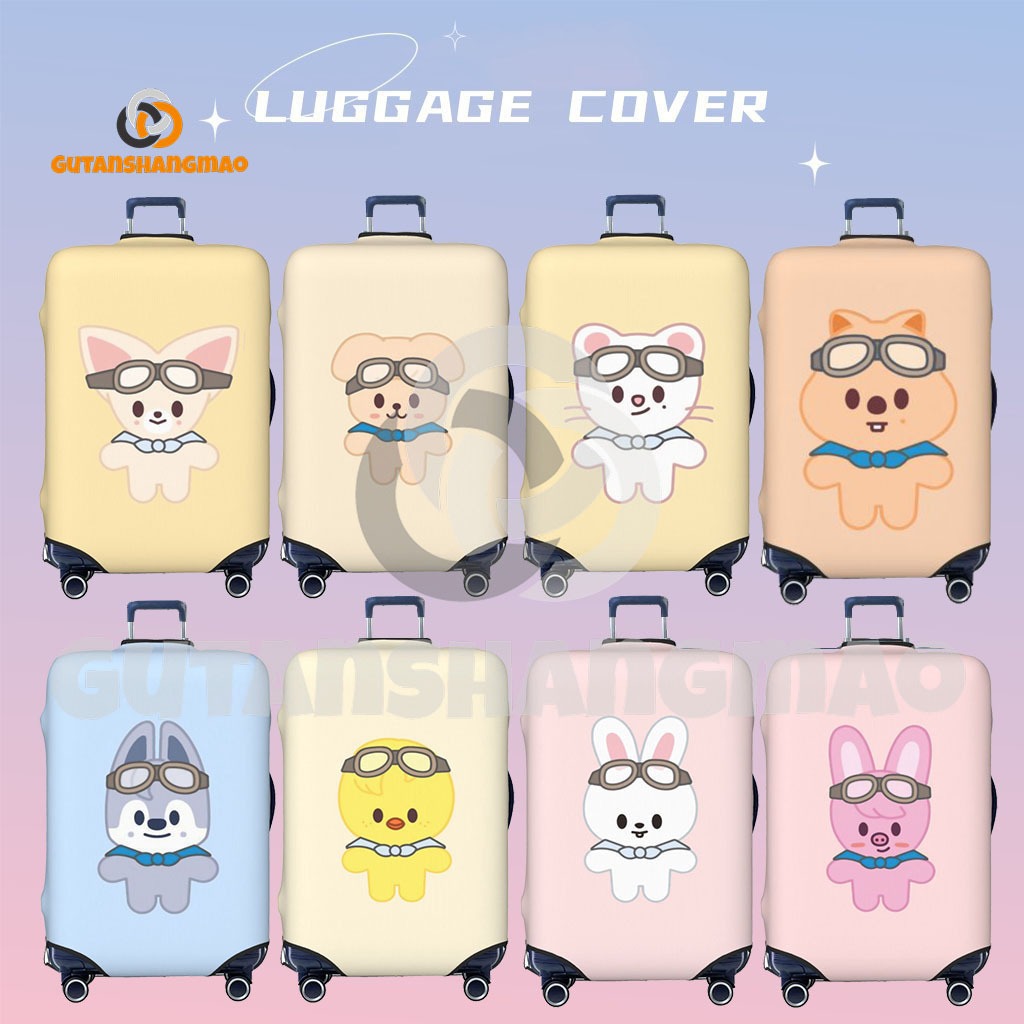 In Stock】SKZOO Luggage Cover Stray Kids Luggage Cover Washable