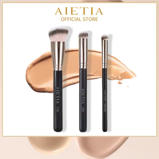 Aietia 3PCs Flawless Makeup Brush Set 170 Foundation Brush 270 Concealer Brush No-marking Burnishing Base Makeup Tools