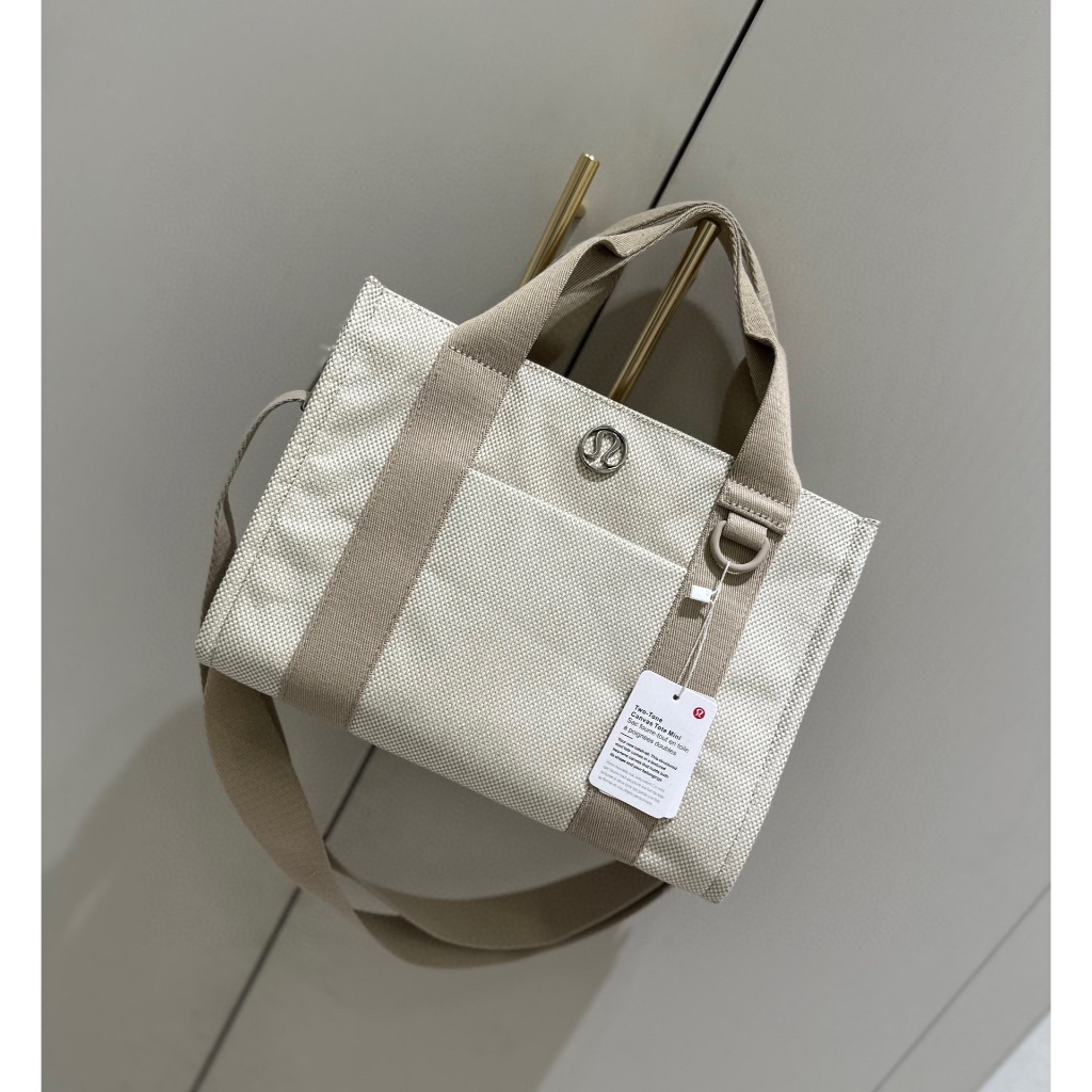 Lululemon Two Tone Canvas Tote Bag Mini 4.5L 2Color