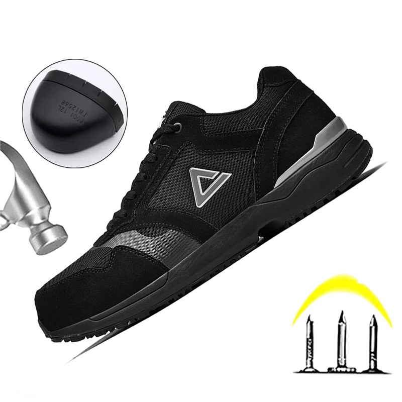 PEAK Safety Shoes Men Women Trendy Work Boots Lightweight Low Cut