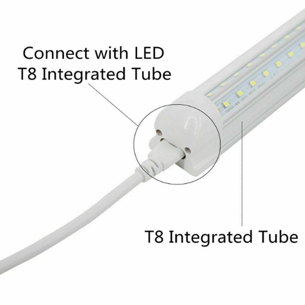 30-200cm T5 / T8 Cable Wire Connector For LED Integrated Tube Light ...
