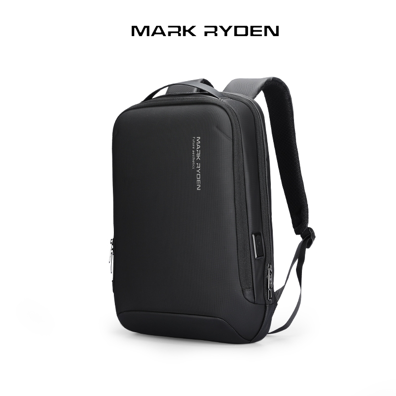 MARK RYDEN Slim Laptop Backpack Men Business Notebook Bag YKK Zipper Water Repellent 15