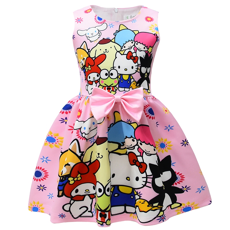 fitted lace wedding dress Sequin Rainbow Hello Kitty Dress, 12 main image 0