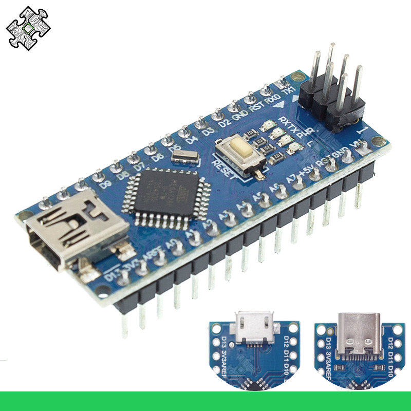 ENGLAB Arduino Nano V3 Board With Pin Header, ATMEGA328P, UNO Nano ...