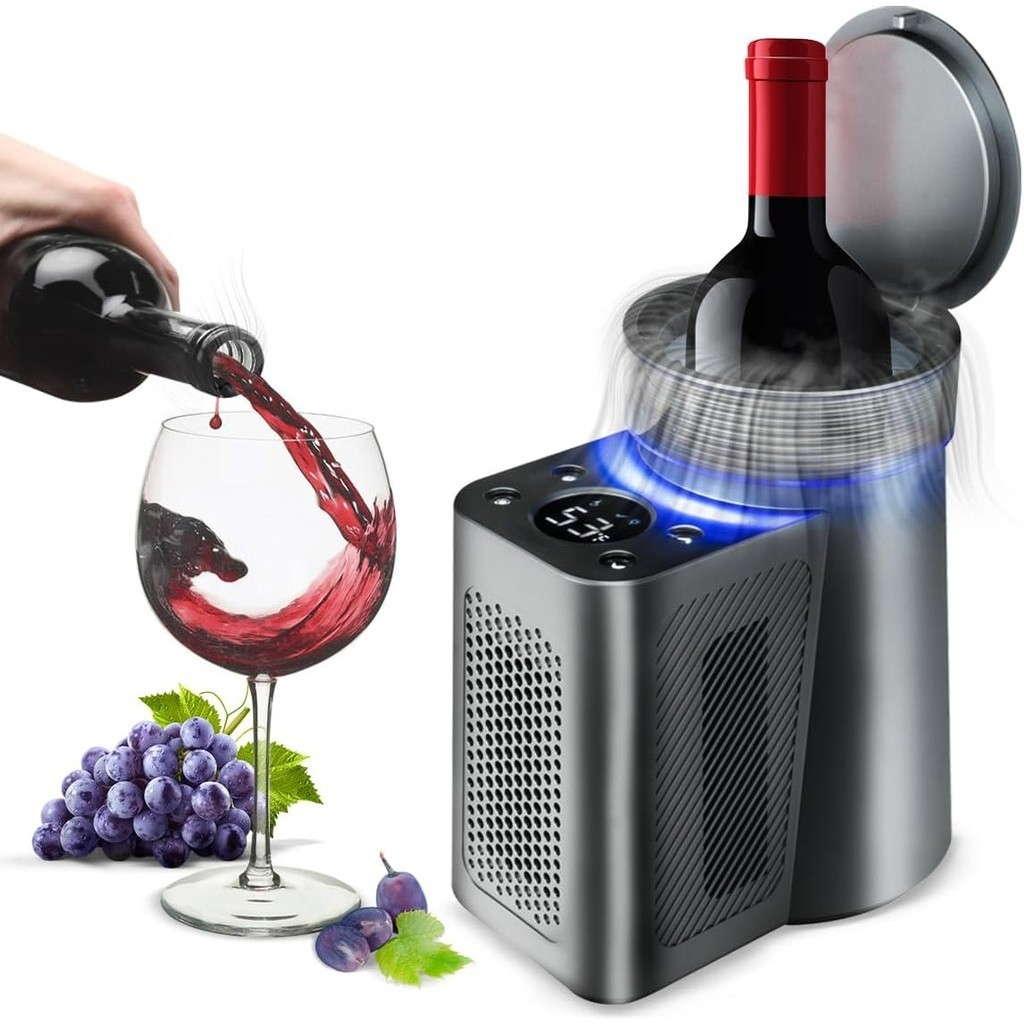 Single Bottle Cooler Wine Bottle Chiller Electric Electric Wine