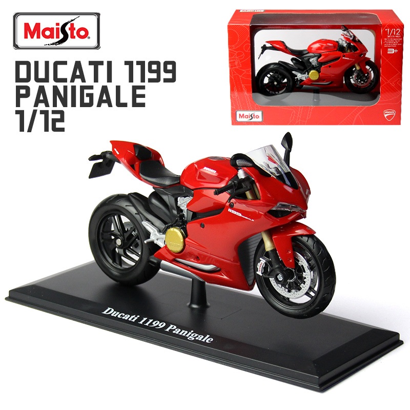 Maistro M39193 Kit Moto 1:12 Ducati 1199 Panigale, Rouge